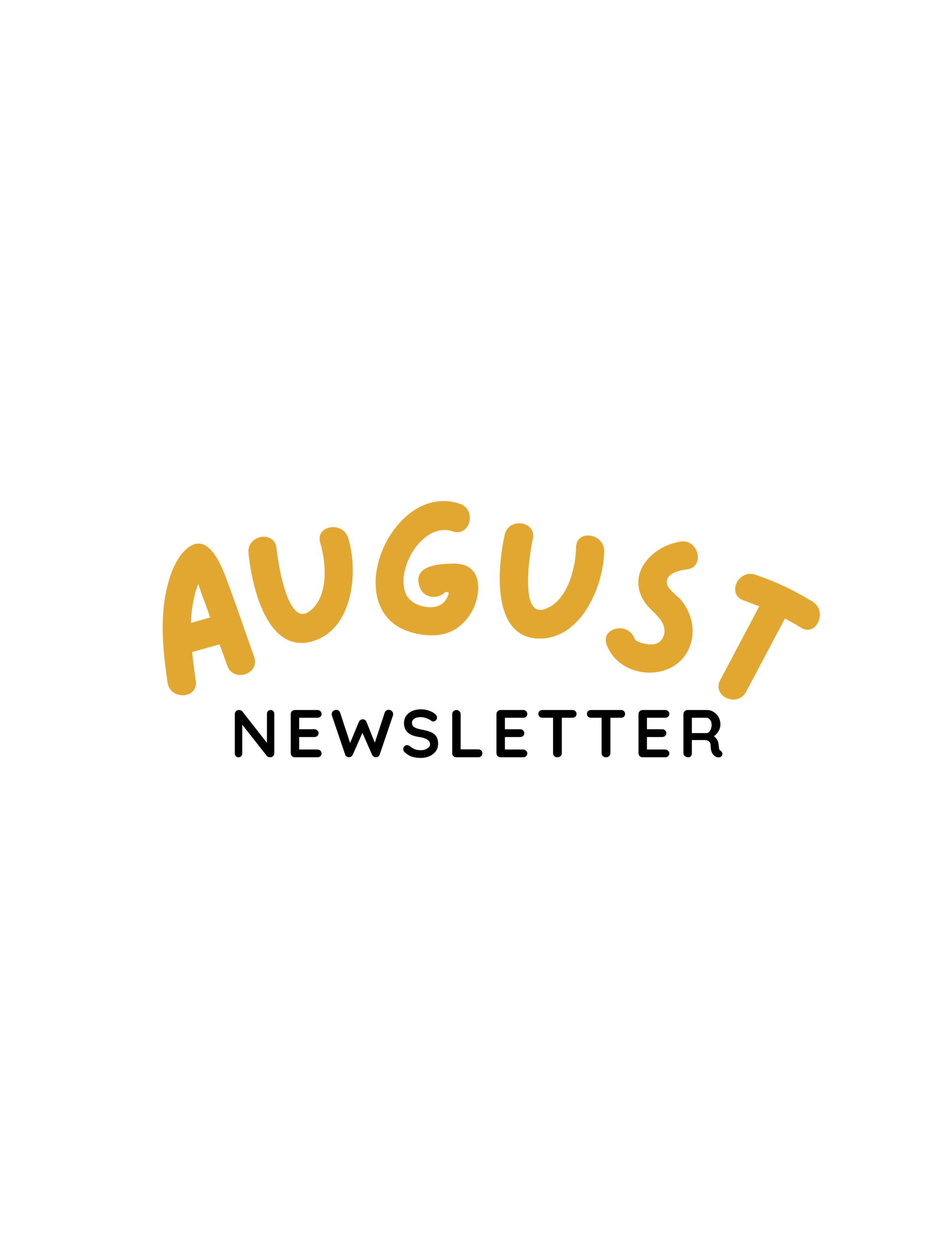 August Newsletter